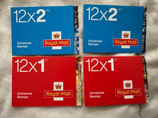 SG LX35 & LX36 2008 Xmas stamp booklets complete MNH FV £61.68
