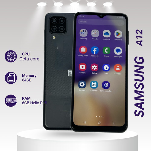 Samsung a12 phone used - a12,