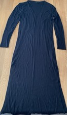 Marks And Spencer Autograph Black Long Length Open Cardigan Size 14