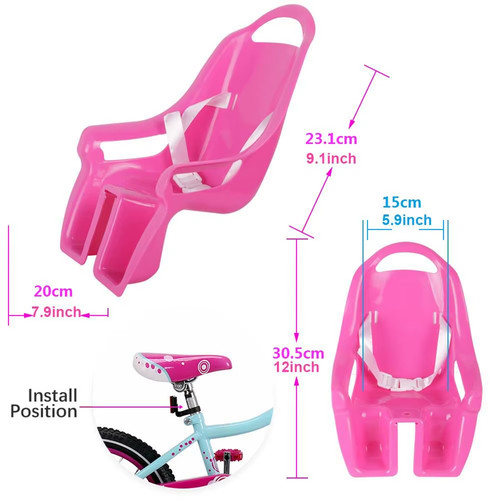 Girls bike doll seat - bike, universal