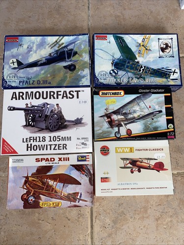 Military ww1 airfix model kits - military,