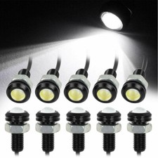 10x White Eye LED Car Daytime