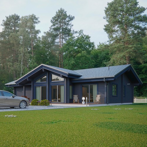 Prefab log cabin - cabin, kit