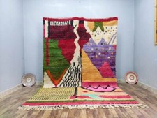 Colorful Berber Rug Morrocan, Handmade Rug , Carpet Morocco, Bohemian Rug