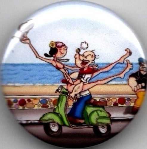 Popeye scooter pin - 2x,