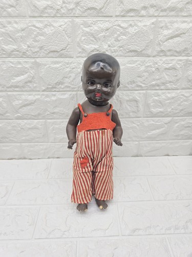 Vintage 1930s black doll with - 1930s,