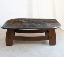 brutalist, stunning coffee table, Paul Kingma (1970s)