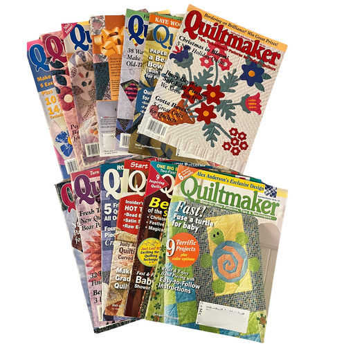 Quiltmaker magazine lot - magazine,
