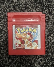 Pokemon Red Version Nintendo Gameboy Video Game Cartridge, PAL Tested