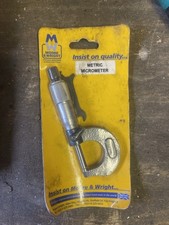 Moore And Wright Metric Micrometer
