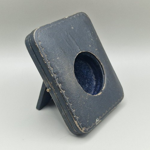 Antique leather covered watch - covered,