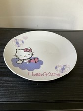 Hello Kitty Large Round Porcelain Plate. Diameter 10.25inches
