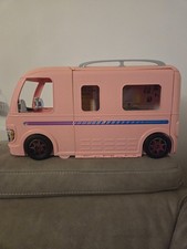 BARBIE Pink 24" MOTORHOME Expanding Dream Camper Van