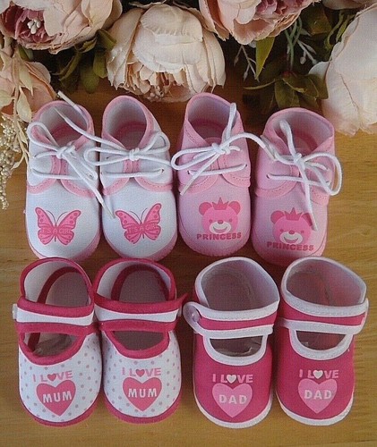 Baby pram shoes - baby, girl
