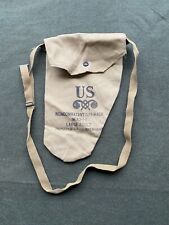 Original WW2 US M1A2-1-1 Non Combatant Gas Mask Bag - Large Adult - Unissued