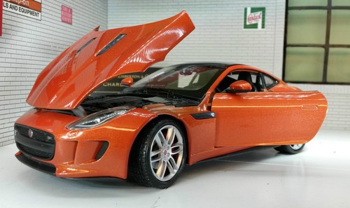 Jaguar type coupe orange - jaguar, f