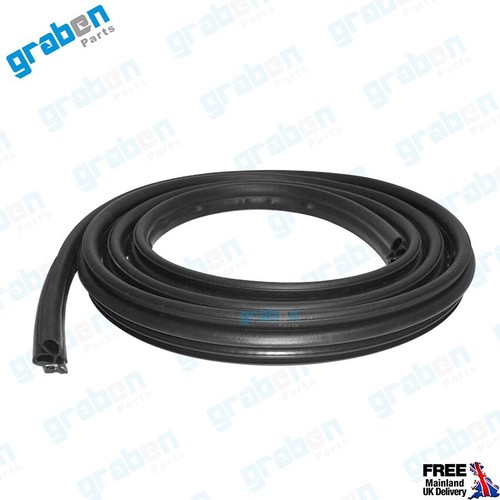 Front left door rubber - front, seal