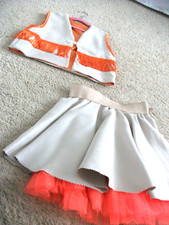 Girls dance outfit perfect for tap or jazz to fit 5/7 years  HOME MADE