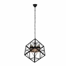 Black Metal Cube Body Amber