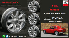 4 Minilite wheels 5.5x13 5.5j