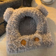 Lady Plush Bear Ears Hat