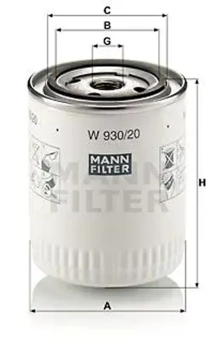 Oil filter spin - filter,