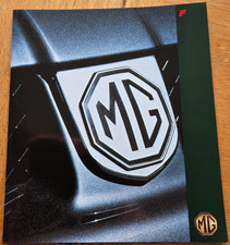 MG F HARDTOP car brochure from