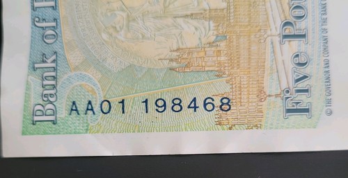 Aa01 first run 5 - aa01, £5