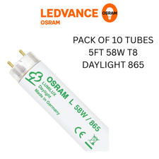 PACK X 10 OSRAM 5FT 58W T8