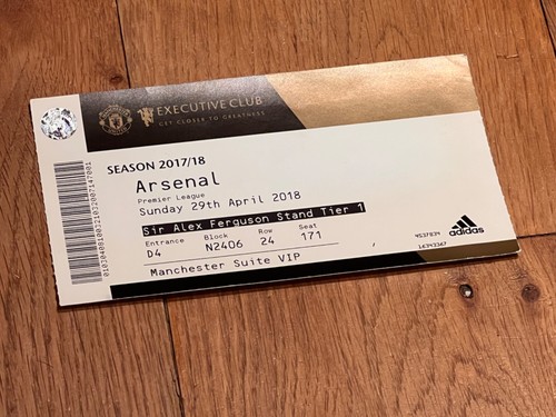 Ticket 2017 manchester - 2017/18,