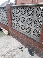 Decorative Screen Wall Floral Blocks Garden Wall