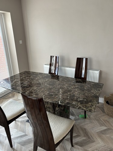 Marble dining table - marble,