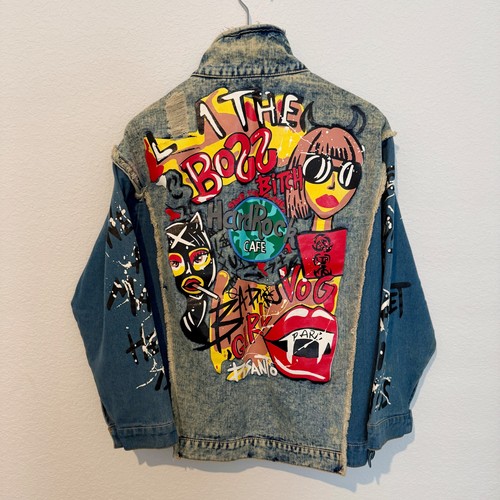 Custom hard rock cafe - hard, denim