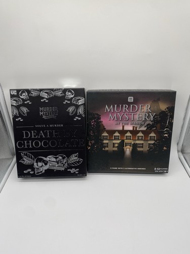 Murder mystery party game lot - murder,