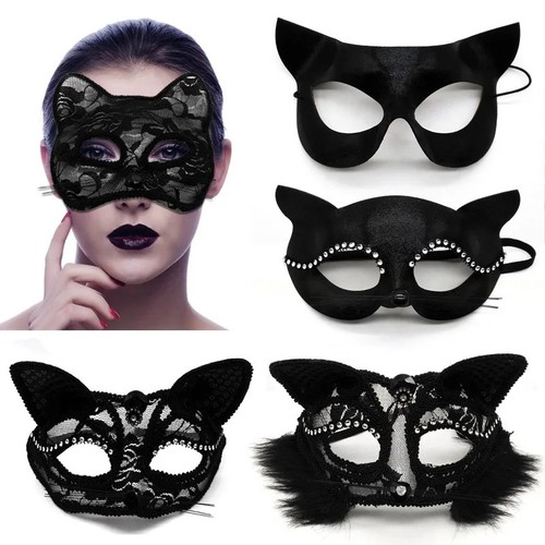 Halloween mask women lace - women's,
