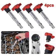 4X Ignition Coil Pack For Audi A4 A5 R8 & VW Golf GTI 2.0T FSI 06E905115F/E/D