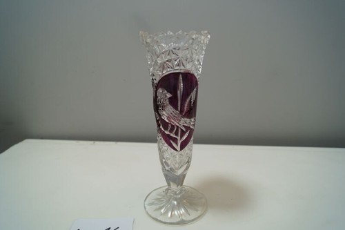 Vintage hofbauer ruby red bird - red,