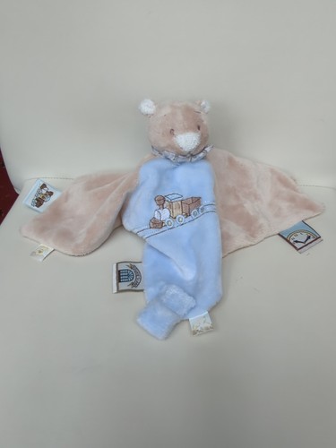 Noukie blankie blue teddy - blankie,