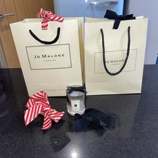 Jo Malone Gift Bags Ribbons And Small Empty Candle 