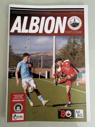 2025 stirling albion - stirling, v