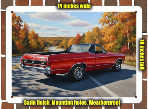 Metal sign 1970 chevrolet - -,
