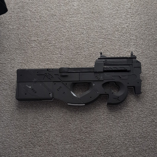 Black plastic sci toy - black,