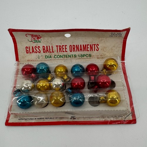 Vtg trim tree - a, glass