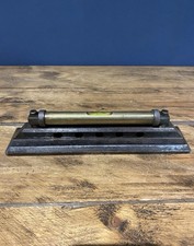 Antique Brass And Cast Machine Level, Spirit Level