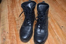 NEXT black leather Lace Up