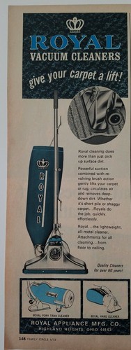 1972 royal vacuum cleaner - 1972,