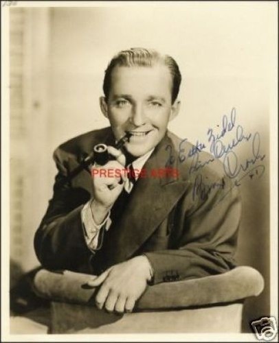 Bing crosby signed photo print - signed,