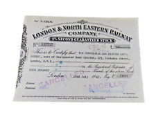 LNER London North East Railway Share Certificate 1947 Hankey London