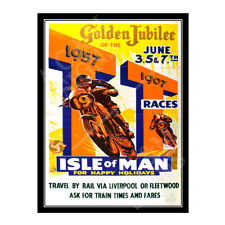 Metal Tin Sign Plaque Isle Of