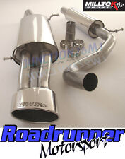 MILLTEK IBIZA EXHAUST 1.9 TDI CUPRA CAT BACK RESONATED QUIETER SSXSE123